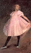 Glackens, William James Dancer in a Pink Dress oil painting reproduction